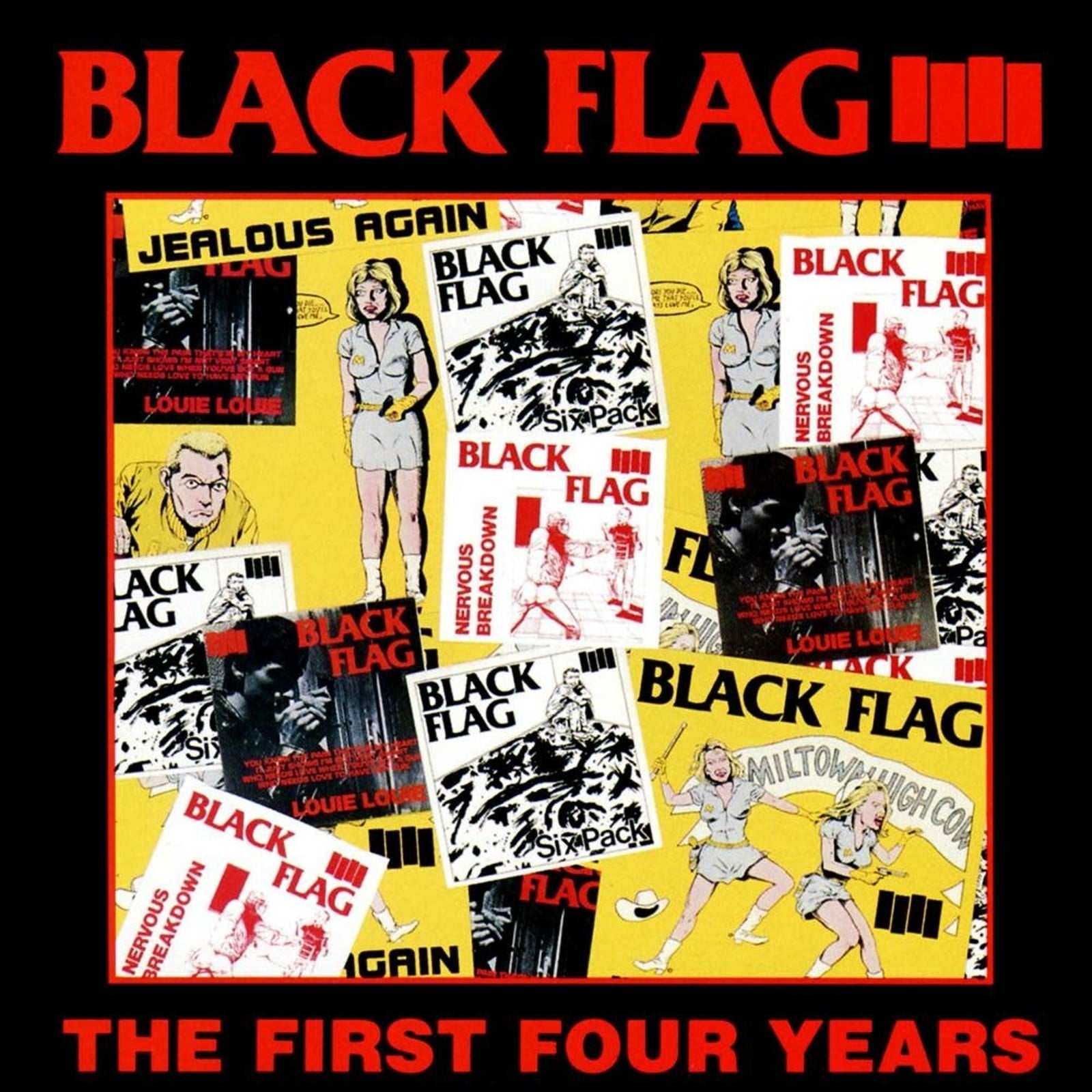 BLACK FLAG - THE FIRST FOUR YEARS - VINYL LP