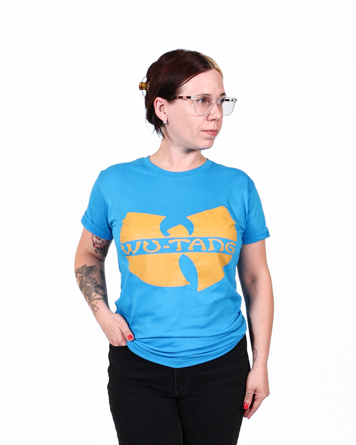 WU-TANG CLAN - BLUE LOGO T-SHIRT