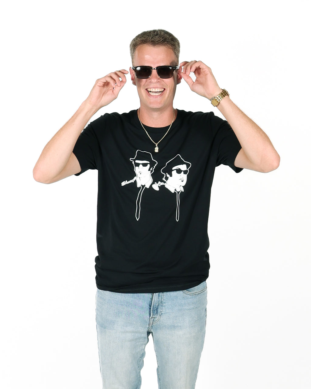 THE BLUES BROTHERS - SKETCH UNISEX T-SHIRT