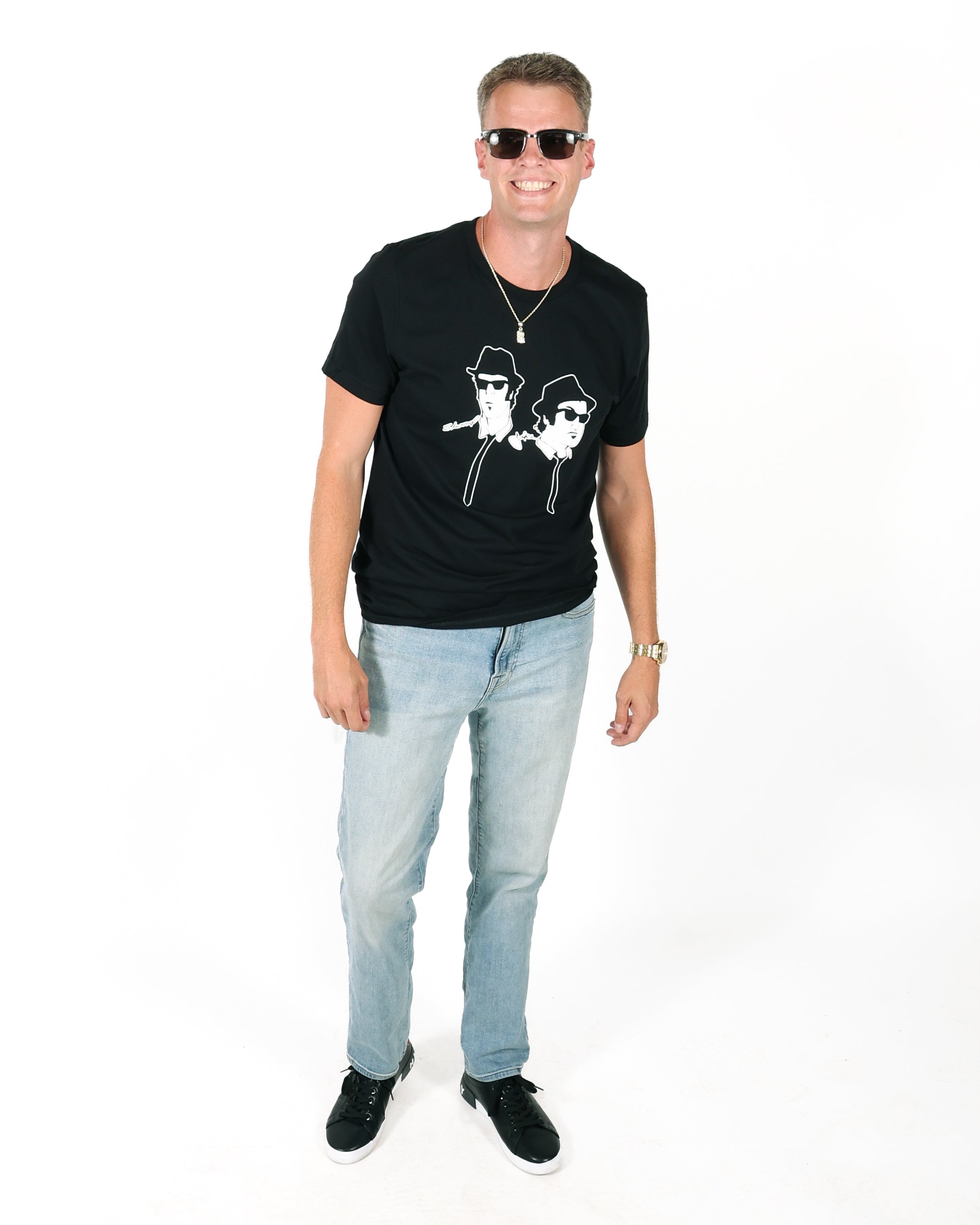 THE BLUES BROTHERS - SKETCH UNISEX T-SHIRT