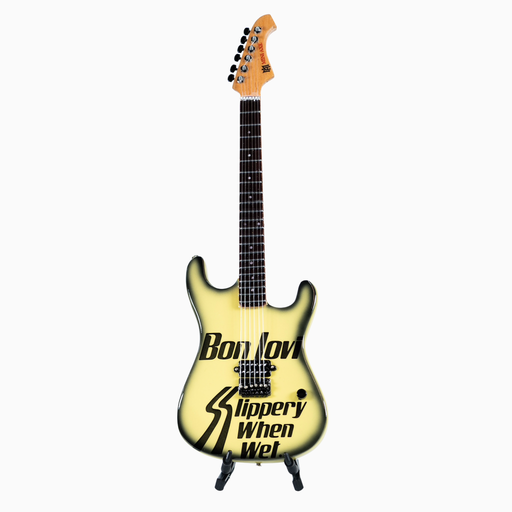 BON JOVI - SLIPPERY WHEN WET - MINI GUITAR
