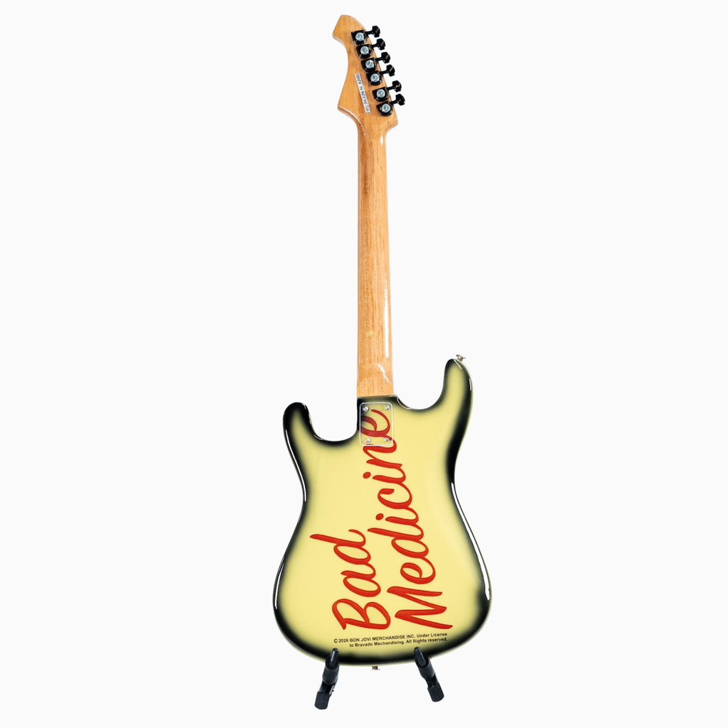 BON JOVI - SLIPPERY WHEN WET - MINI GUITAR