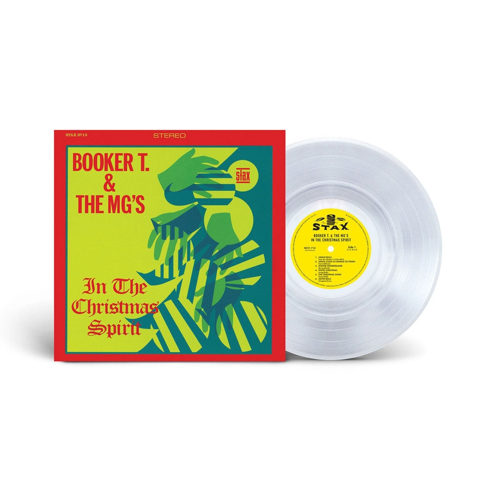 BOOKER T. & THE MG'S - IN THE CHRISTMAS SPIRIT - CLEAR COLOR VINYL LP ...