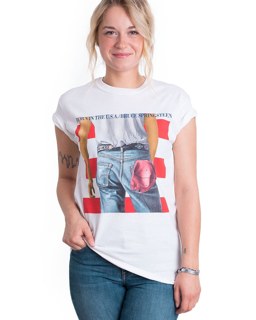 BRUCE SPRINGSTEEN - BORN IN THE USA TRACKLIST T-SHIRT – Rock