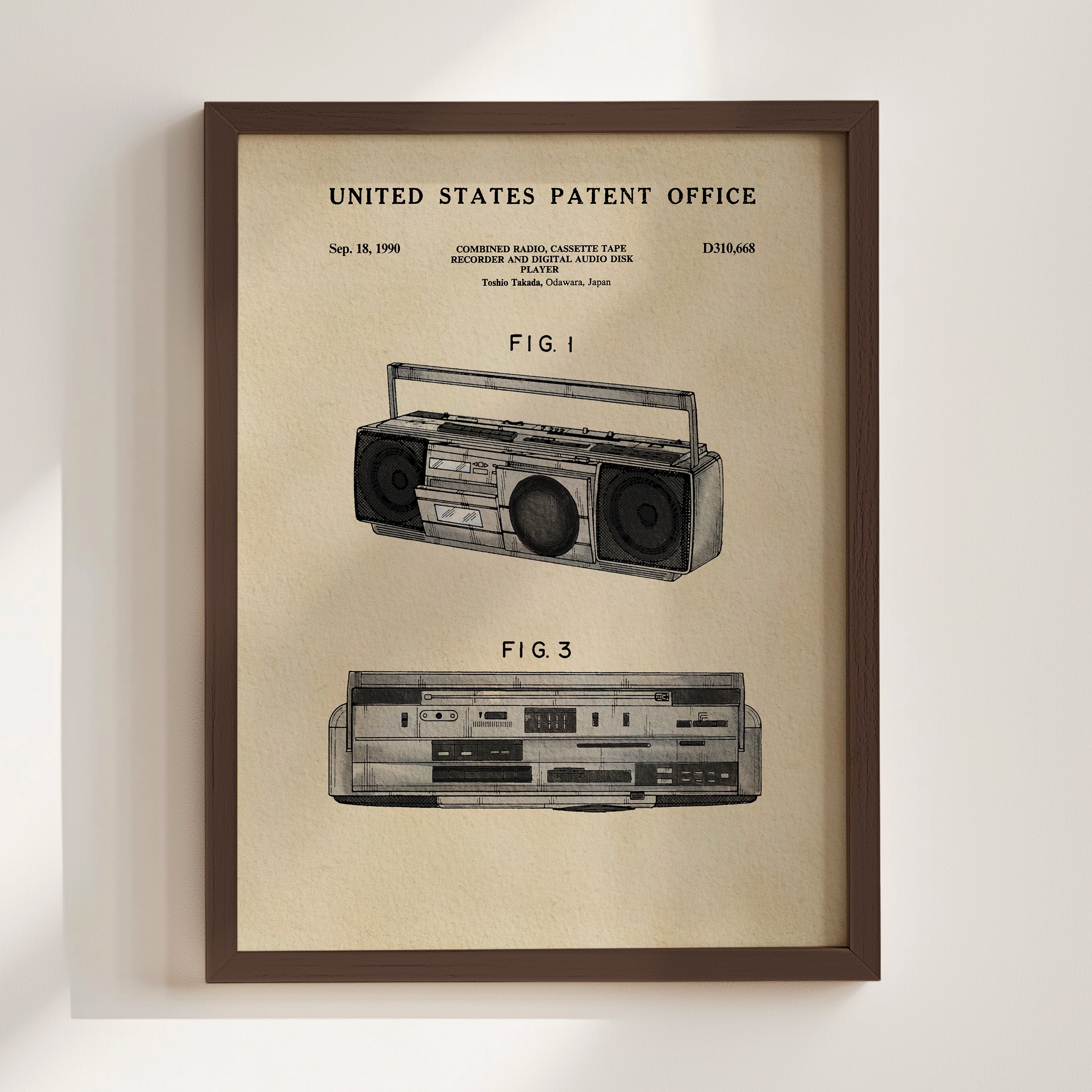 TIMELESS PATENTS - BOOMBOX PRINT