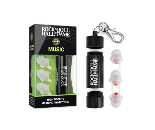 ROCK HALL X EARPEACE MUSIC ORIGINAL HIGH 20 dB PROTECTION EAR PLUGS