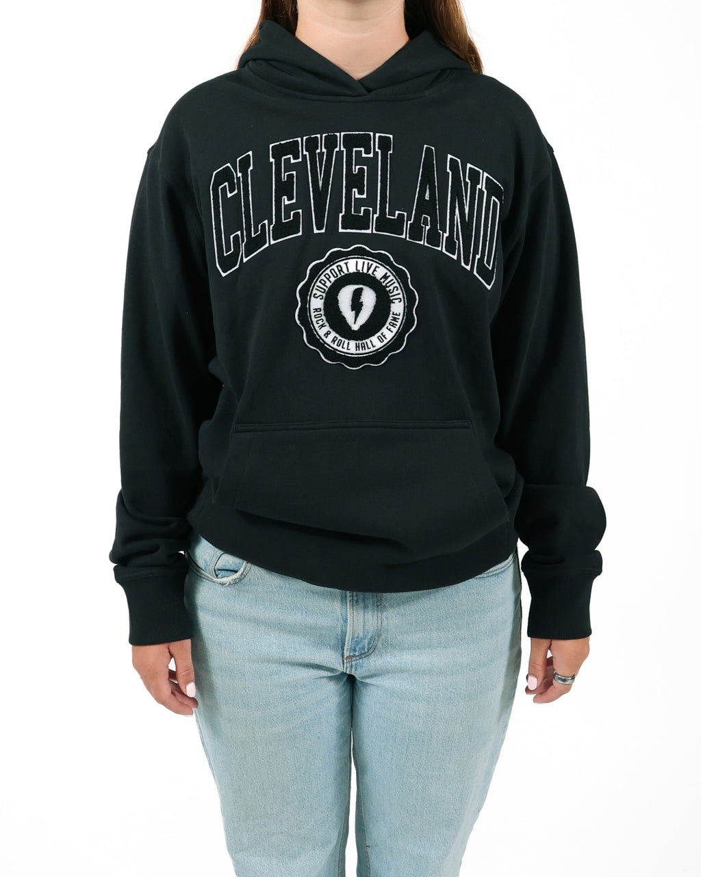 ROCK HALL CHENILLE PATCH HOODIE