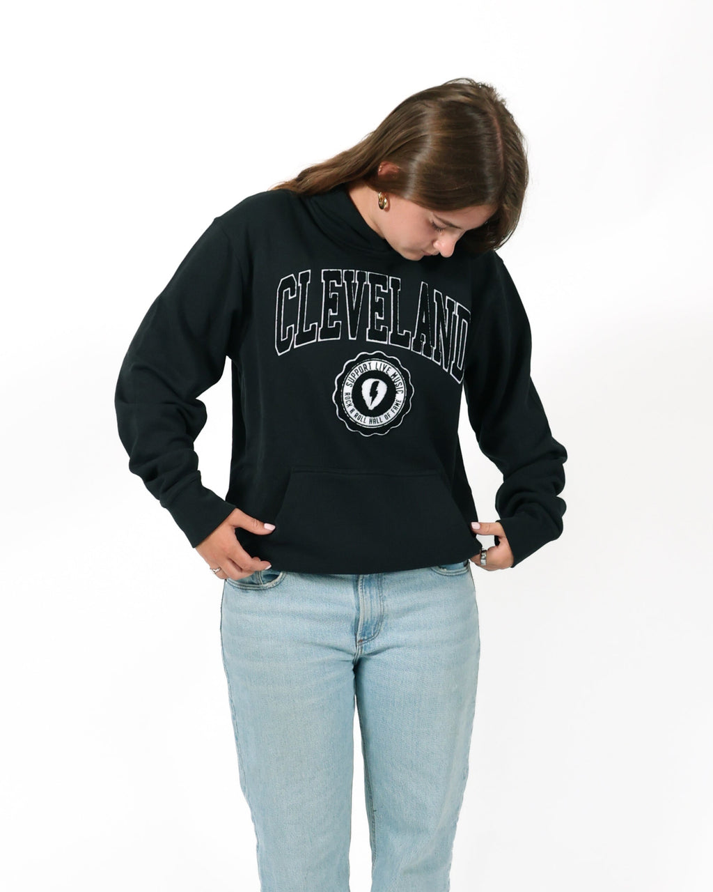 ROCK HALL CHENILLE PATCH HOODIE