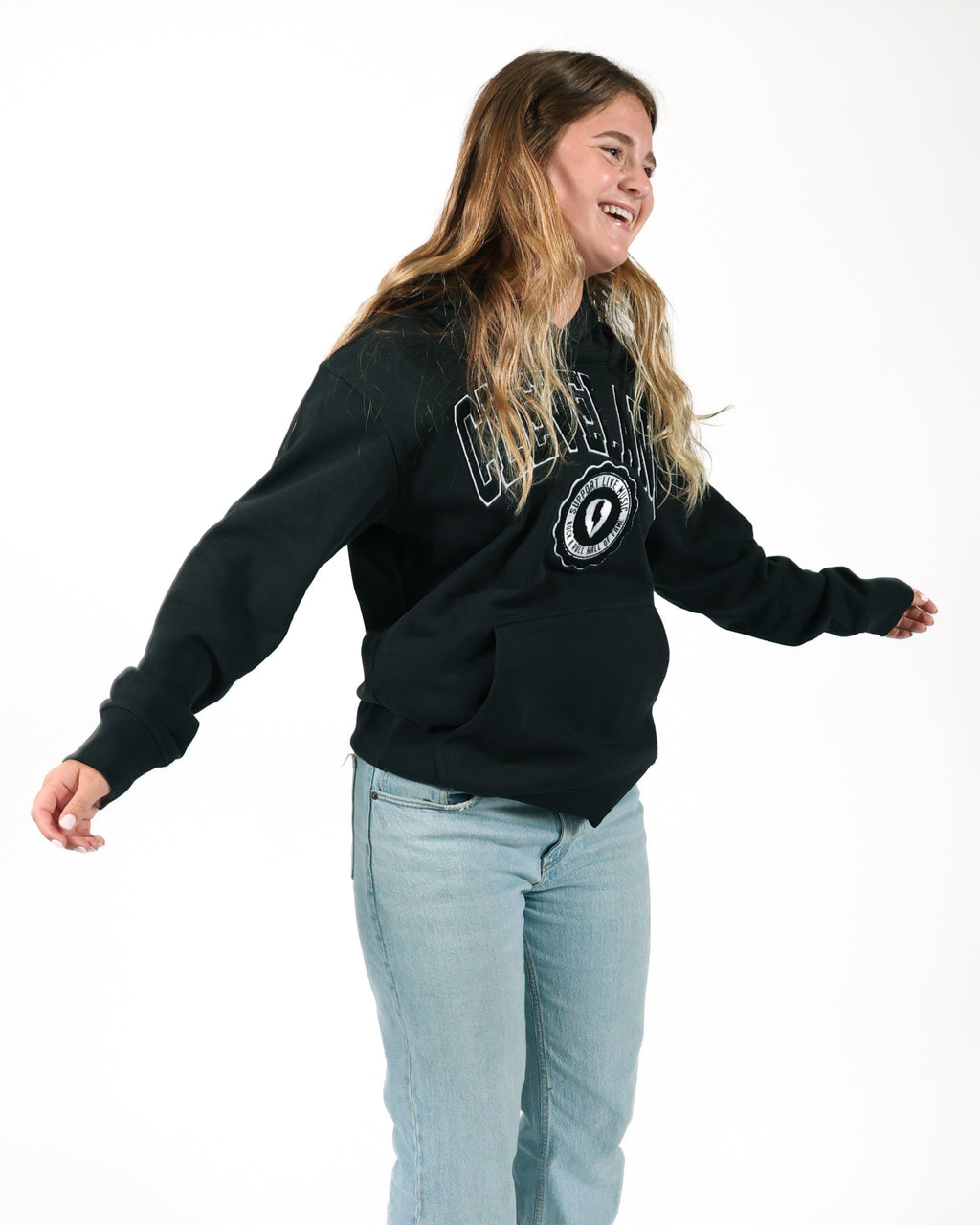 ROCK HALL CHENILLE PATCH HOODIE