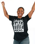 ROCK HALL CLEVELAND ROCKS FITTED T-SHIRT