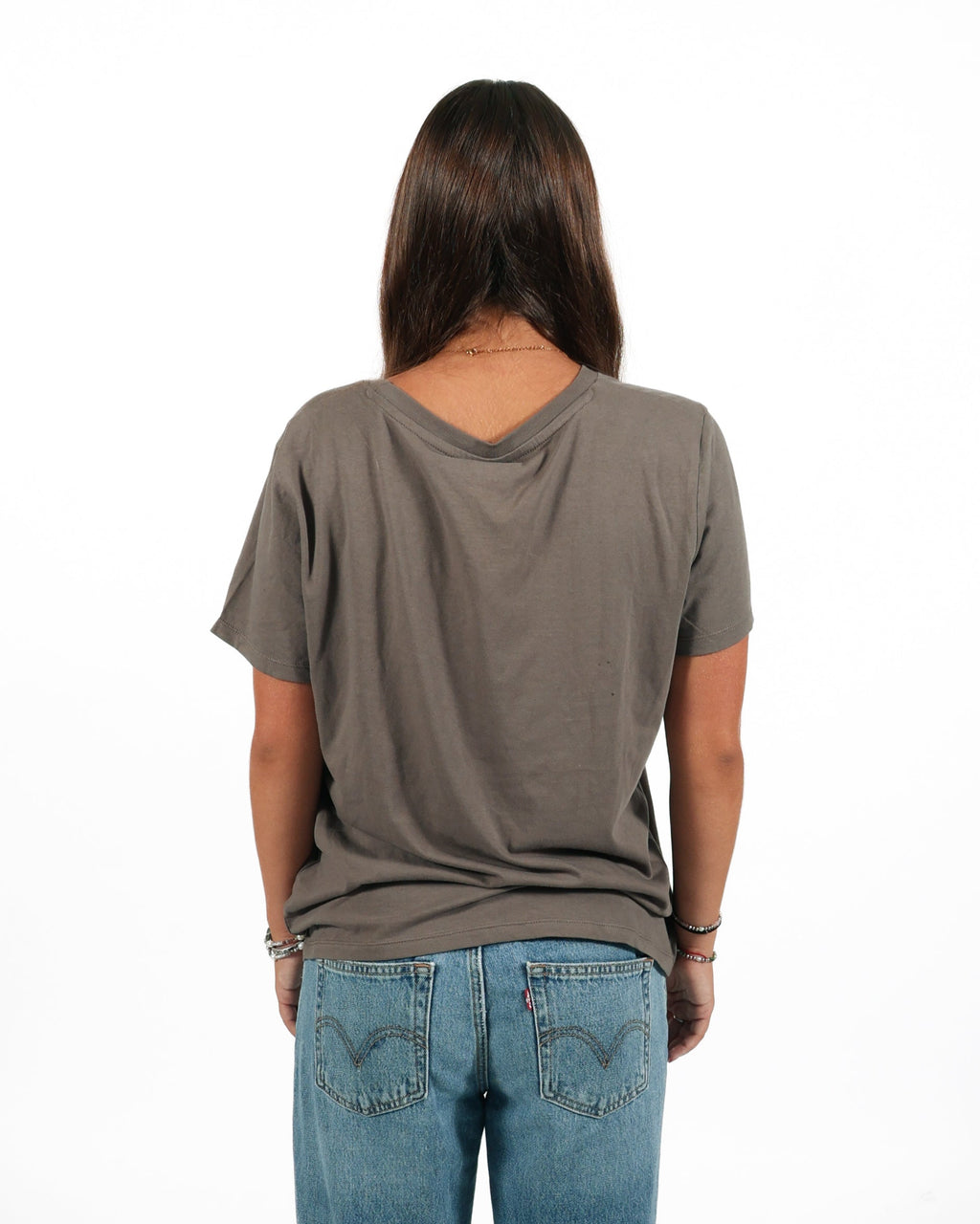 ROCK HALL CLEVELAND SCRIPT FITTED T-SHIRT