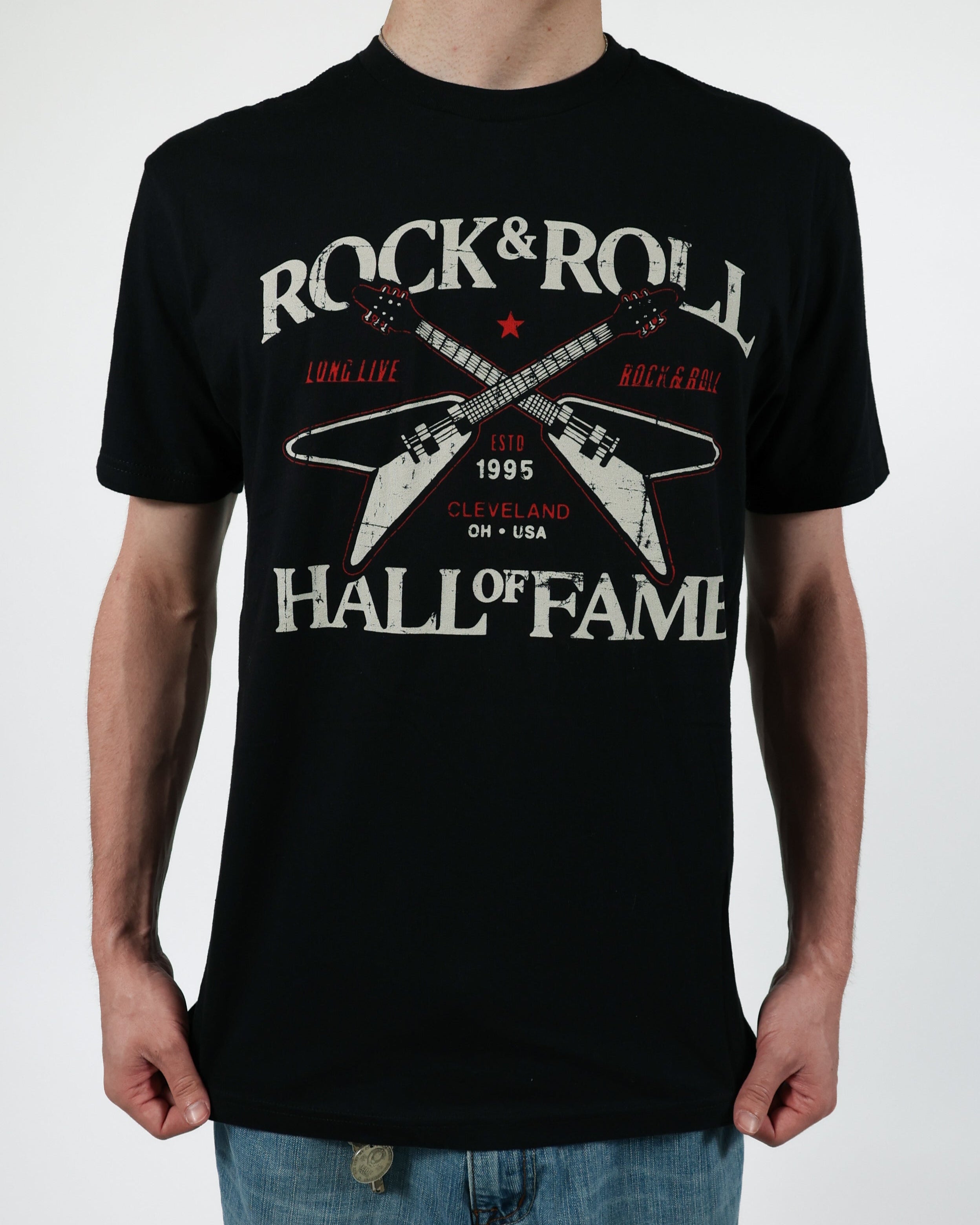 ROCK HALL CROSSED FLYING V'S T-SHIRT