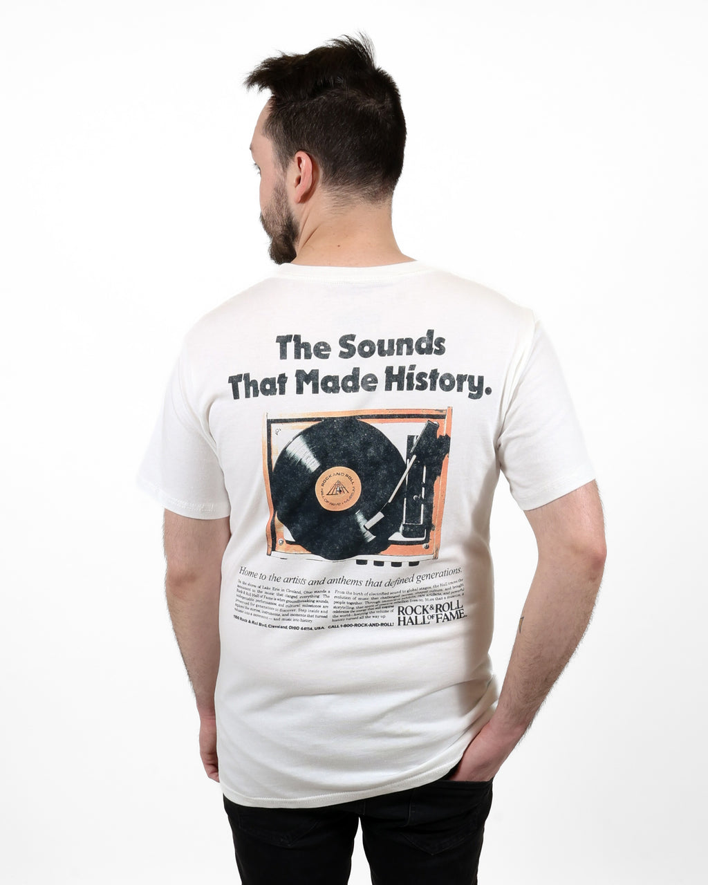 ROCK HALL RETRO ADVERT T-SHIRT