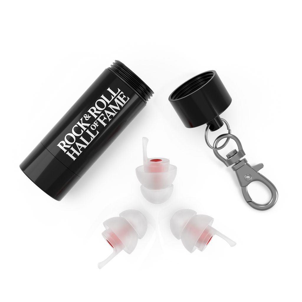 TAPONES PARA LOS OÍDOS DE PROTECCIÓN ALTA 20 dB ORIGINALES ROCK HALL X EARPEACE MUSIC