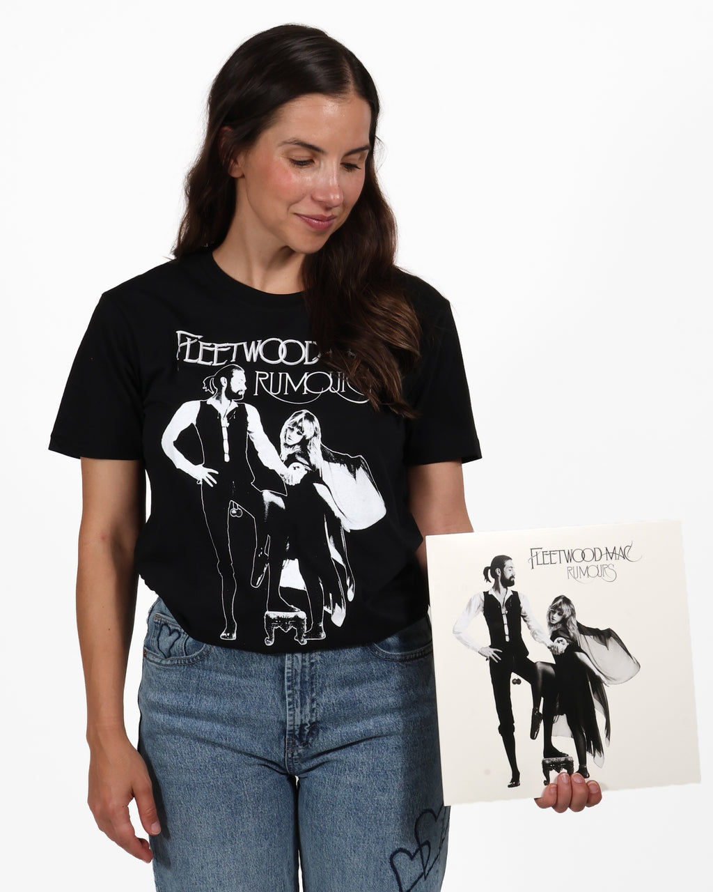 FLEETWOOD MAC - RUMOURS SHIRT & VINYL RECORD BUNDLE