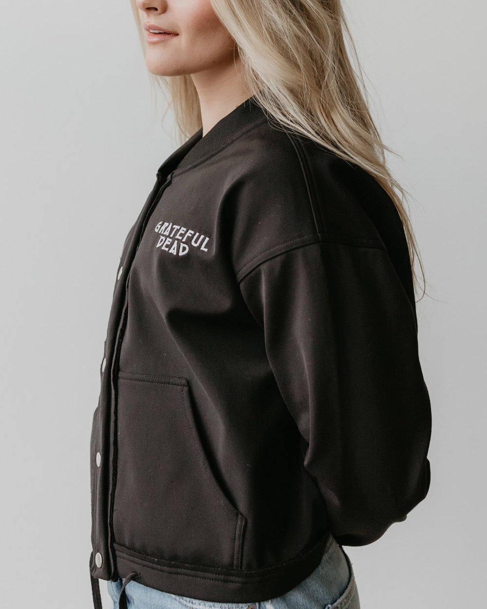 GRATEFUL DEAD - BLACK VARSITY JACKET