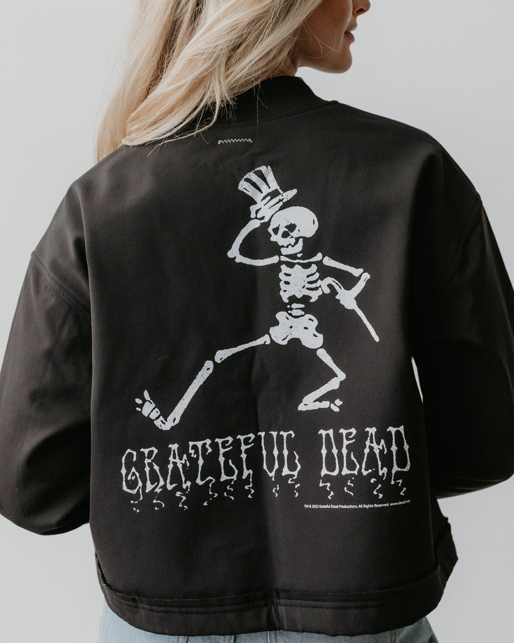 GRATEFUL DEAD - BLACK VARSITY JACKET