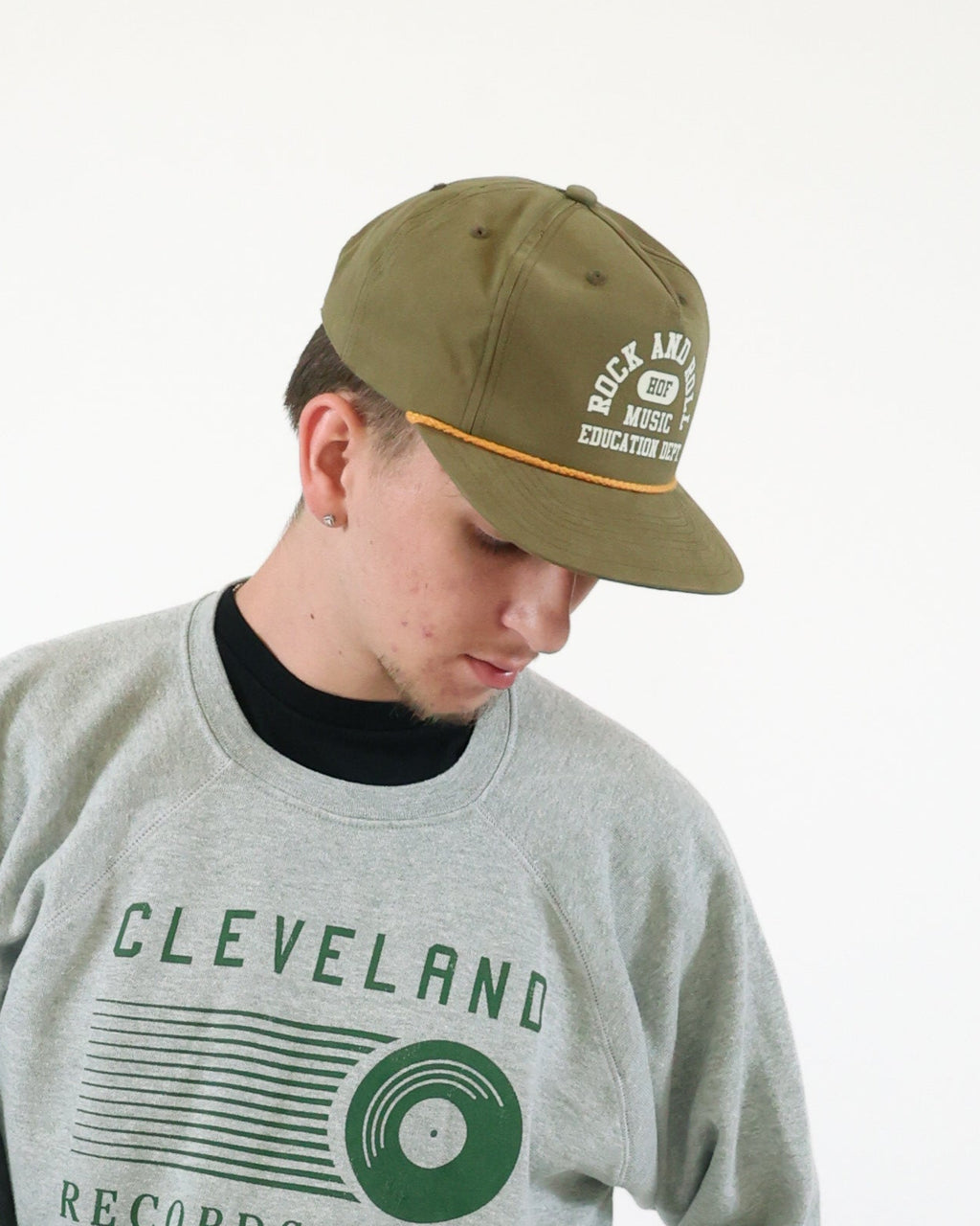 ROCK HALL OLIVE MUSIC ED DEPT HAT