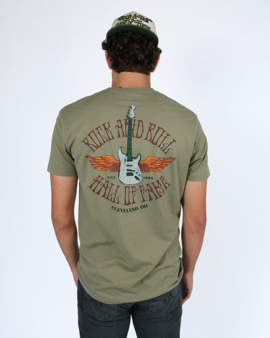 ROCK HALL GUITAR WITH WINGS T-SHIRT