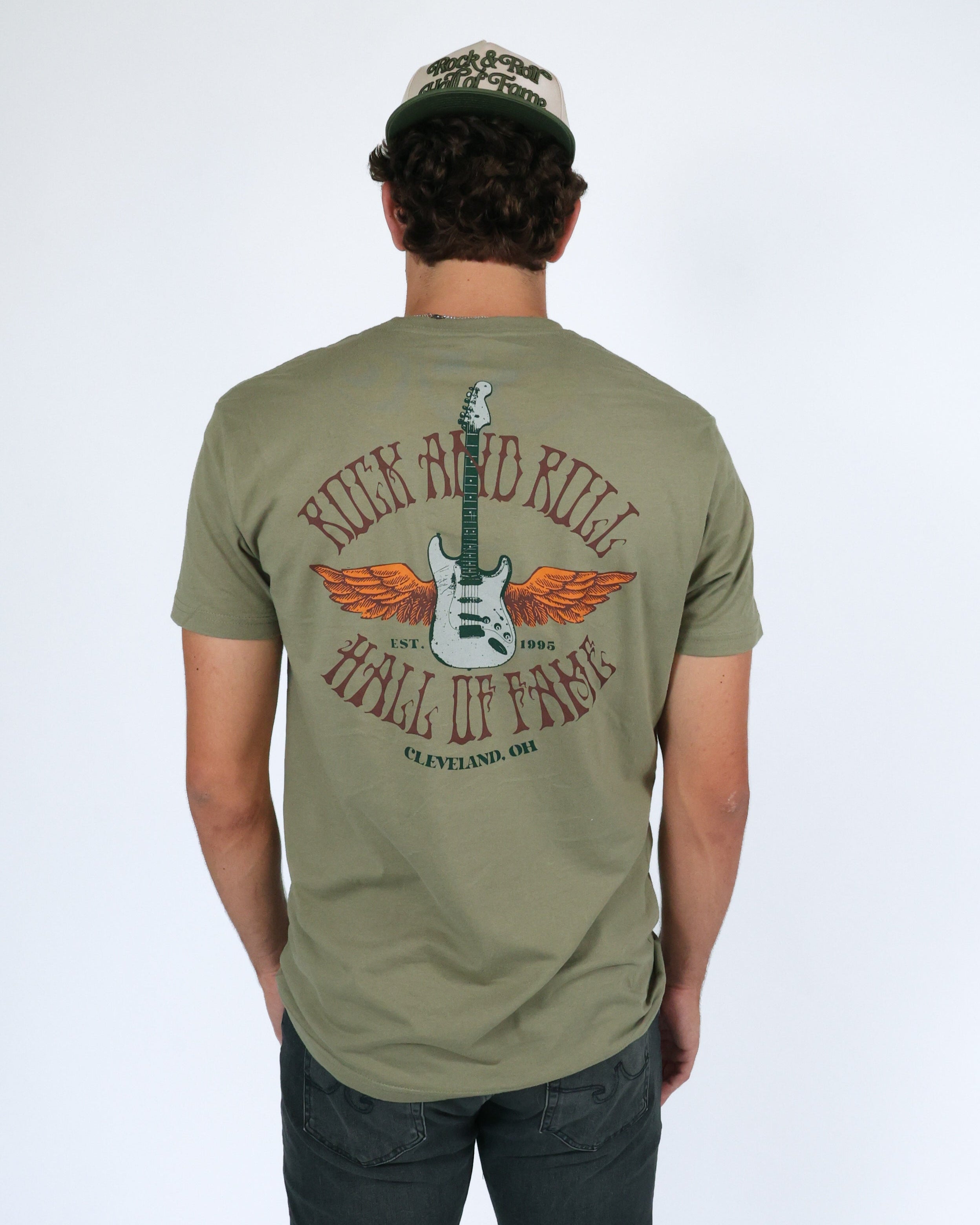 ROCK HALL GUITAR WITH WINGS T-SHIRT
