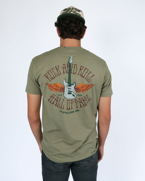 ROCK HALL GUITAR WITH WINGS T-SHIRT
