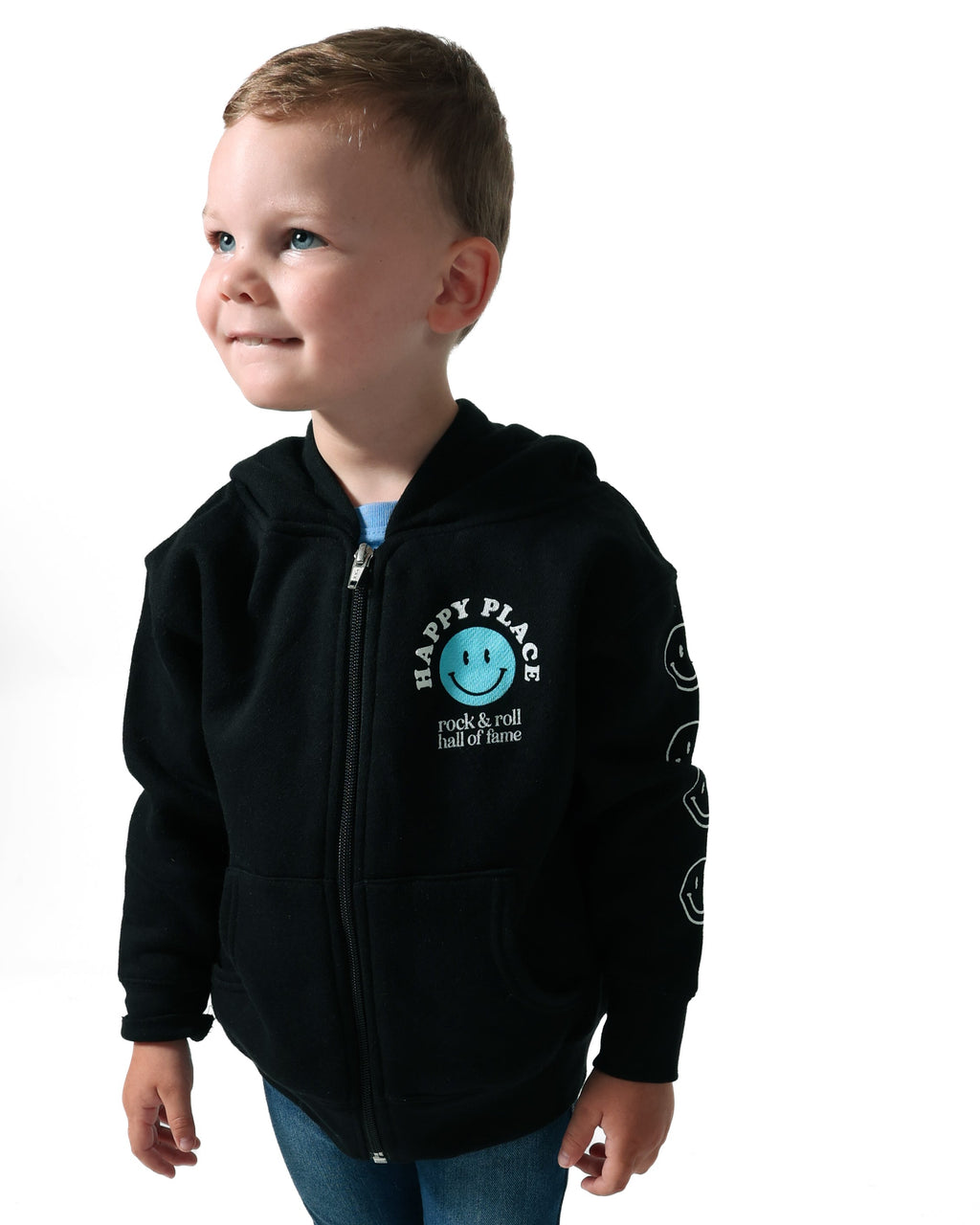 ROCK HALL HAPPY PLACE TODDLER ZIP-UP HOODIE