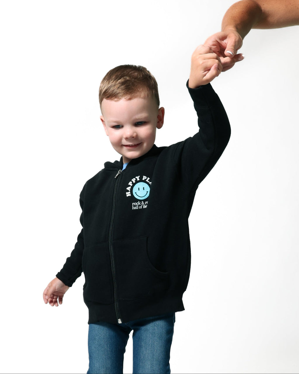 ROCK HALL HAPPY PLACE TODDLER ZIP-UP HOODIE