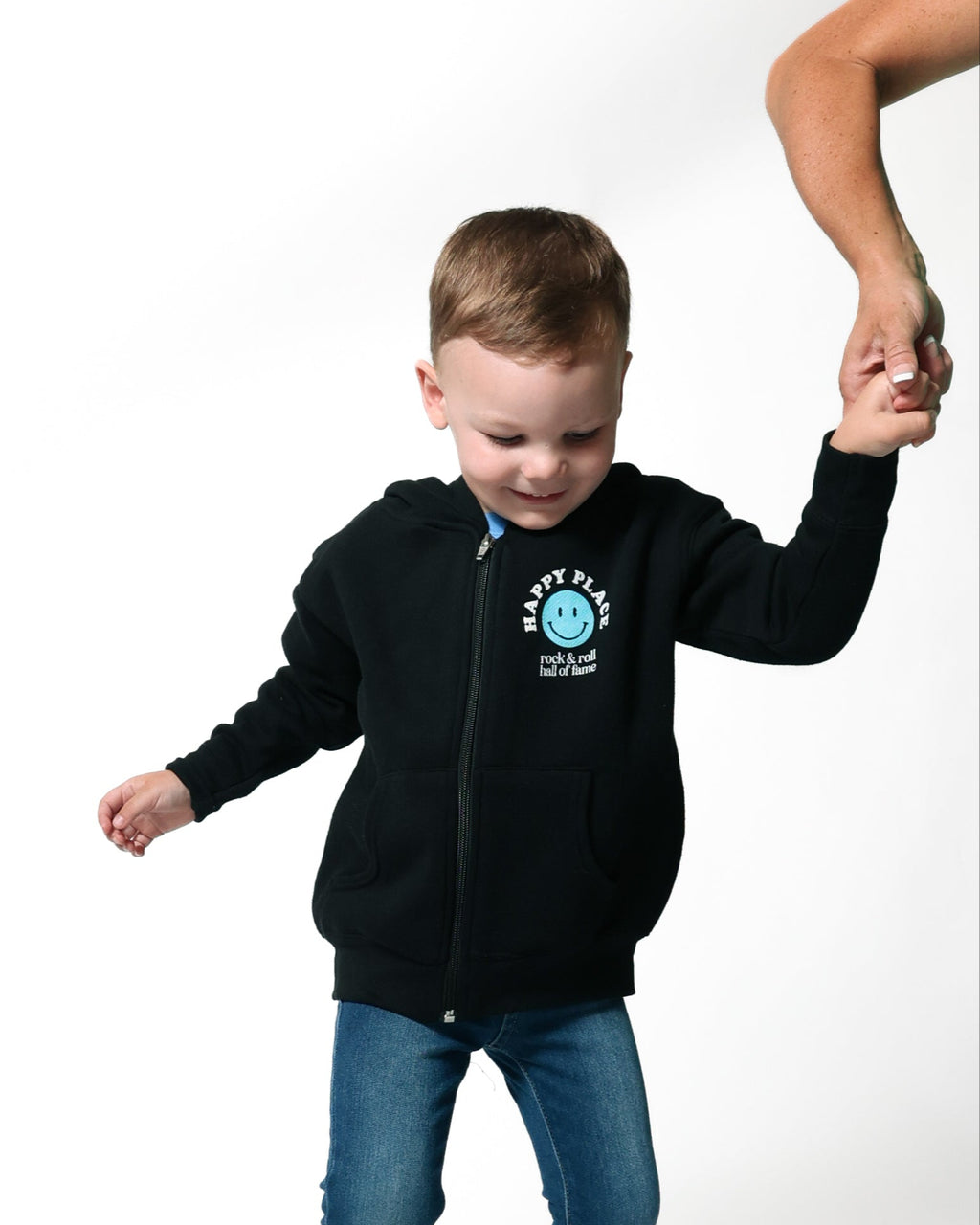 ROCK HALL HAPPY PLACE TODDLER ZIP-UP HOODIE