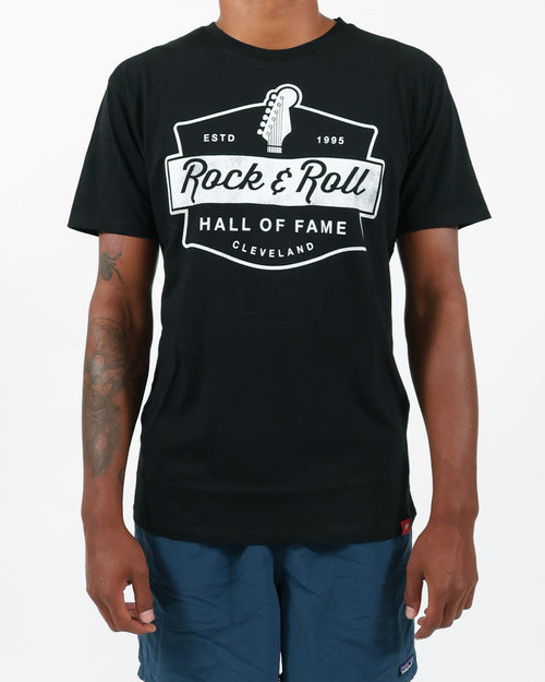 ROCK HALL HEADSTOCK BADGE T-SHIRT