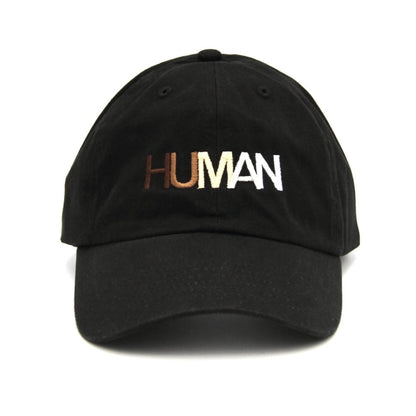 HUMAN UNITY BLACK BASEBALL HAT