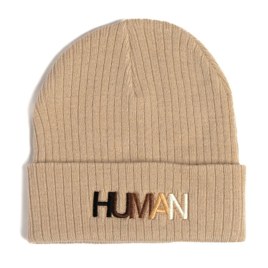 HUMAN UNITY EMBROIDERED BEANIE