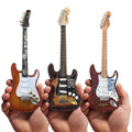 STEVIE RAY VAUGHAN - SRV - SET DE 3 MINI GUITARRAS