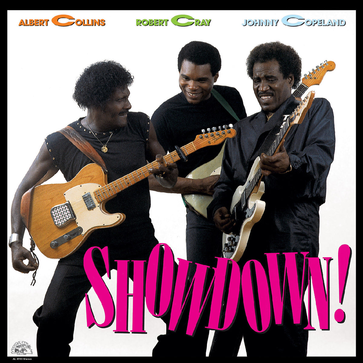 ALBERT COLLINS / ROBERT CRAY / JOHNNY COPELAND - SHOWDOWN! - CLEAR COLOR - VINYL LP
