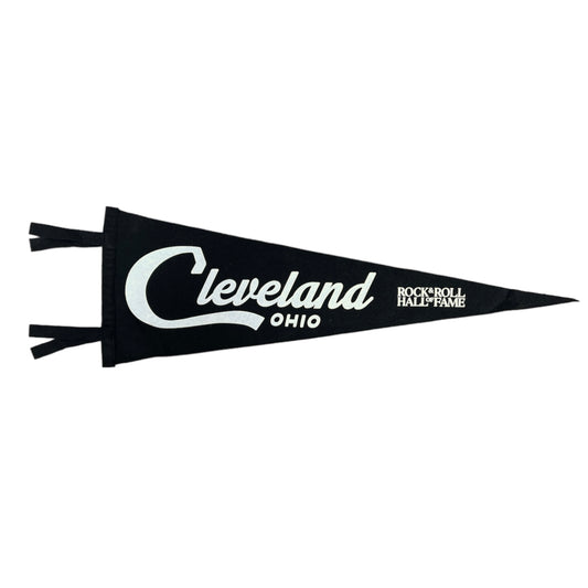 ROCK HALL CLEVELAND SCRIPT PENNANT