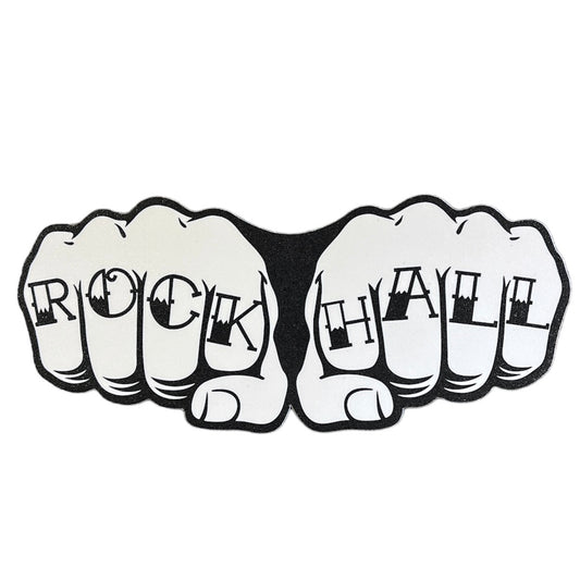 ROCK HALL KNUCKLES DECAL