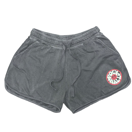 ROCK HALL FITTED PEACE SIGN FRENCH TERRY SHORTS