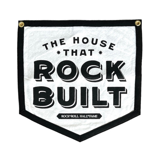 ROCK HALL THE HOUSE THAT ROCK BUILT CAMP FLAG