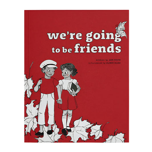 THE WHITE STRIPES - WE'RE GOING TO BE FRIENDS - HARDCOVER PICTURE BOOK