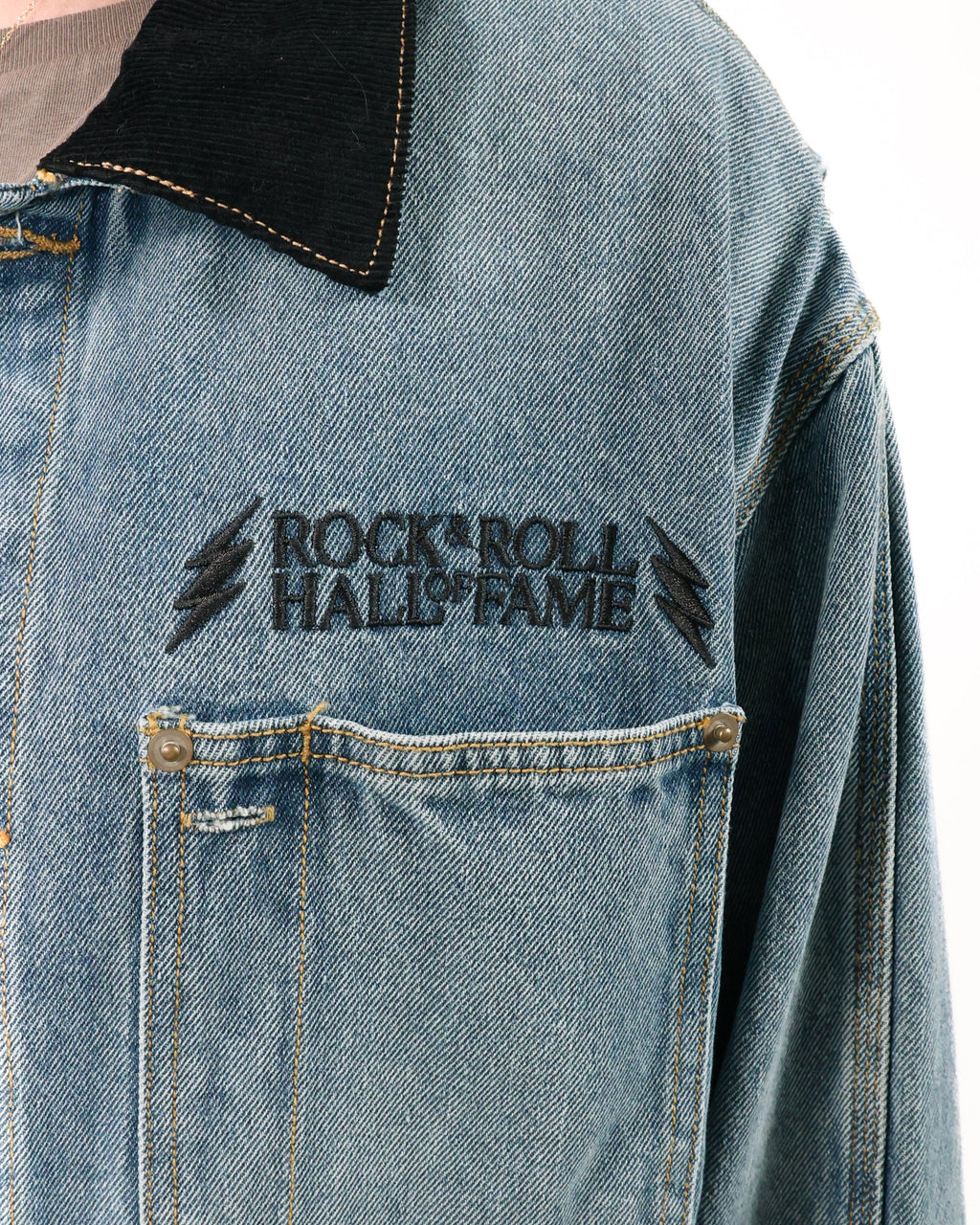 ROCK HALL SUPPORT LIVE MUSIC 2 DENIM JACKET