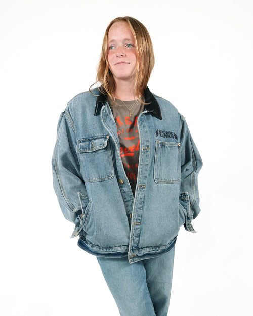 ROCK HALL SUPPORT LIVE MUSIC 2 DENIM JACKET