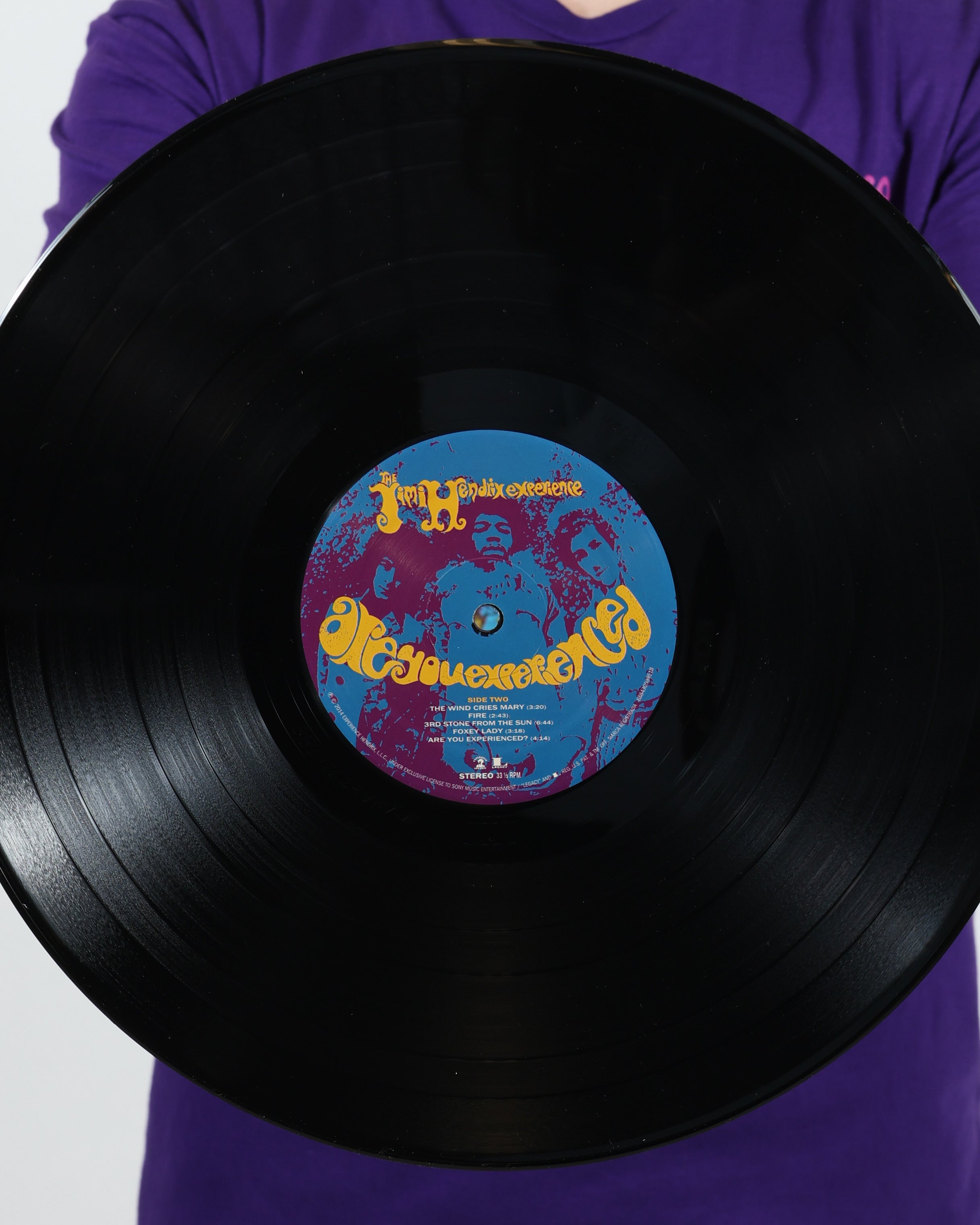JIMI HENDRIX - ARE YOU EXPERIENCED SHIRT & VINYL RECORD BUNDLE