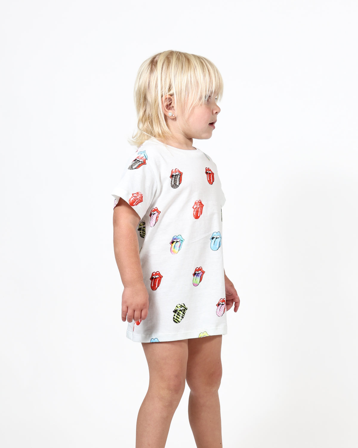 ROLLING STONES - LOGO KIDS T-SHIRT DRESS