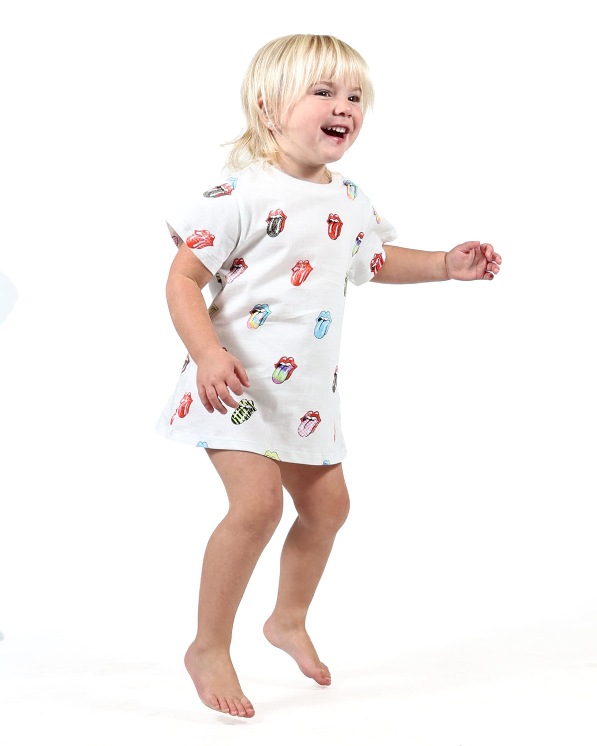 ROLLING STONES - LOGO KIDS T-SHIRT DRESS