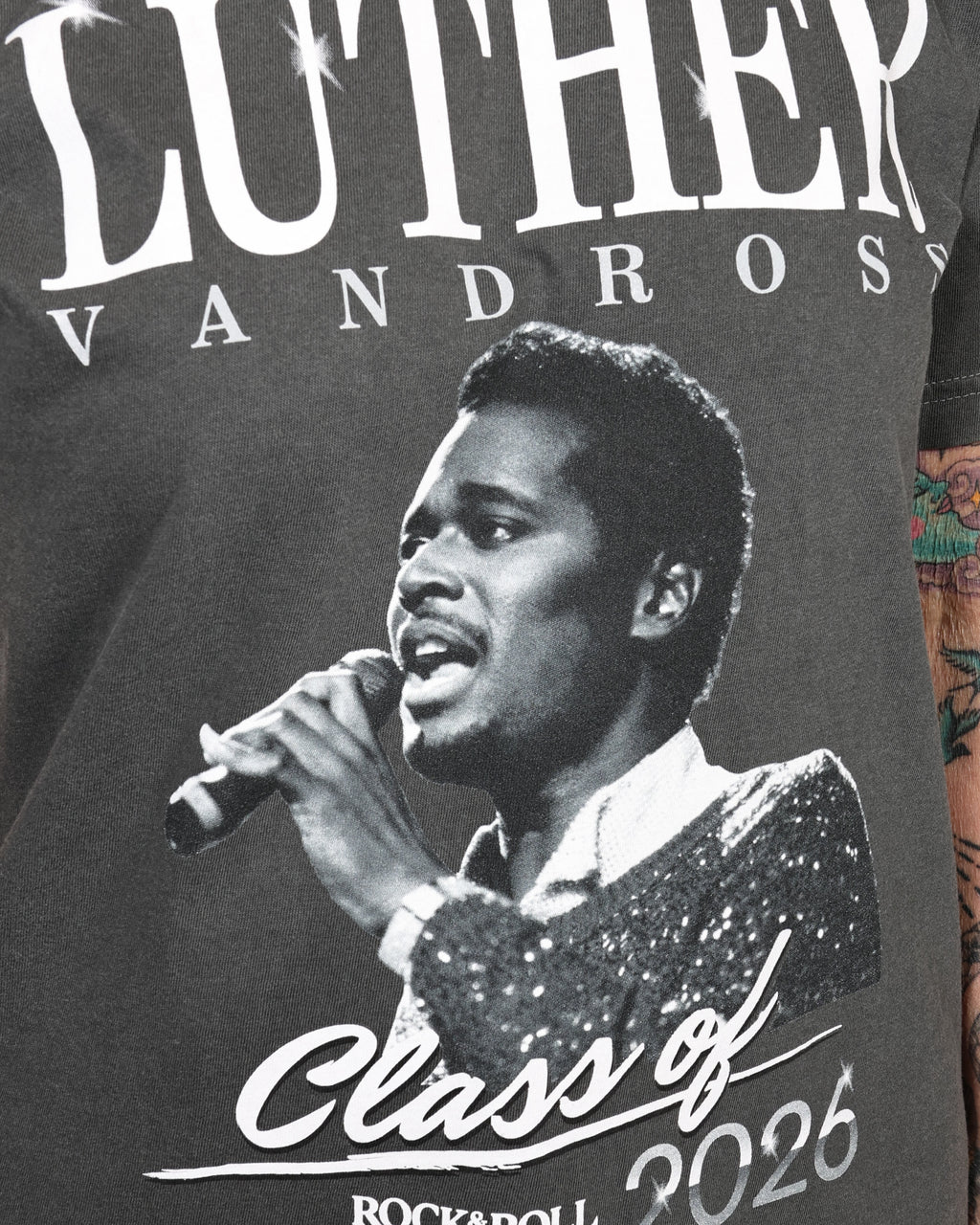 ROCK HALL 2026 x LUTHER VANDROSS - INDUCTION T-SHIRT