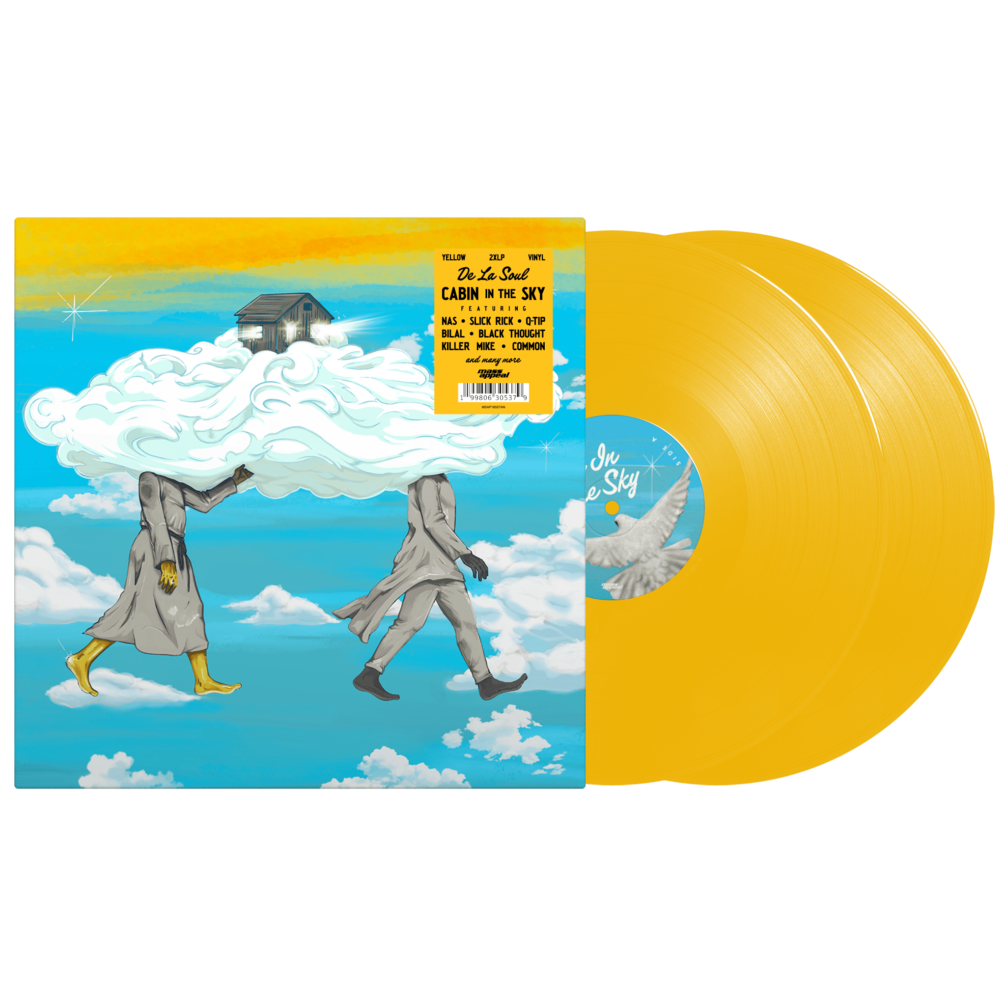 DE LA SOUL - CABIN IN THE SKY - YELLOW COLOR - 2-LP - VINYL LP