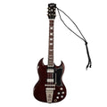 Adorno navideño de guitarra Gibson SG Standard Cherry de 15 cm (6") 