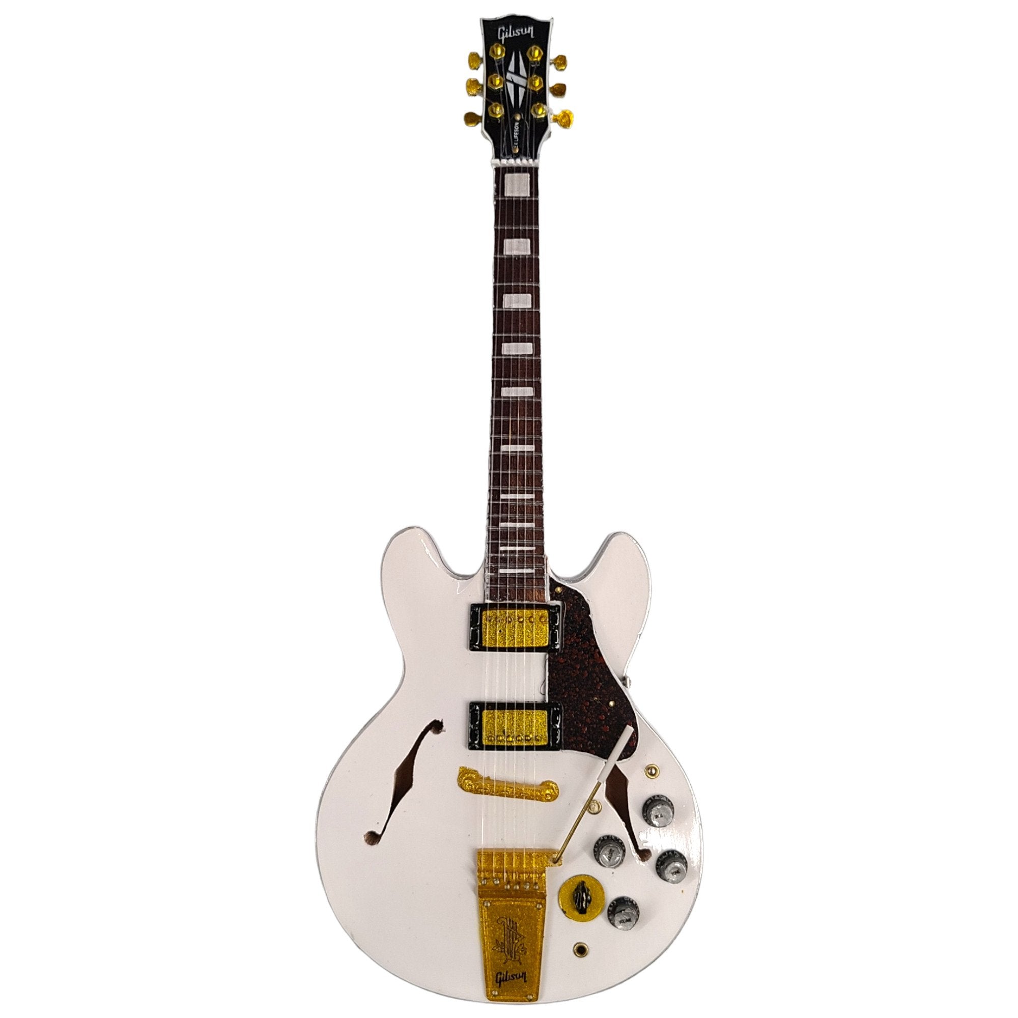 ALEX LIFESON - SIGNATURE ES-355 GIBSON ALPINE WHITE - MINI GUITAR