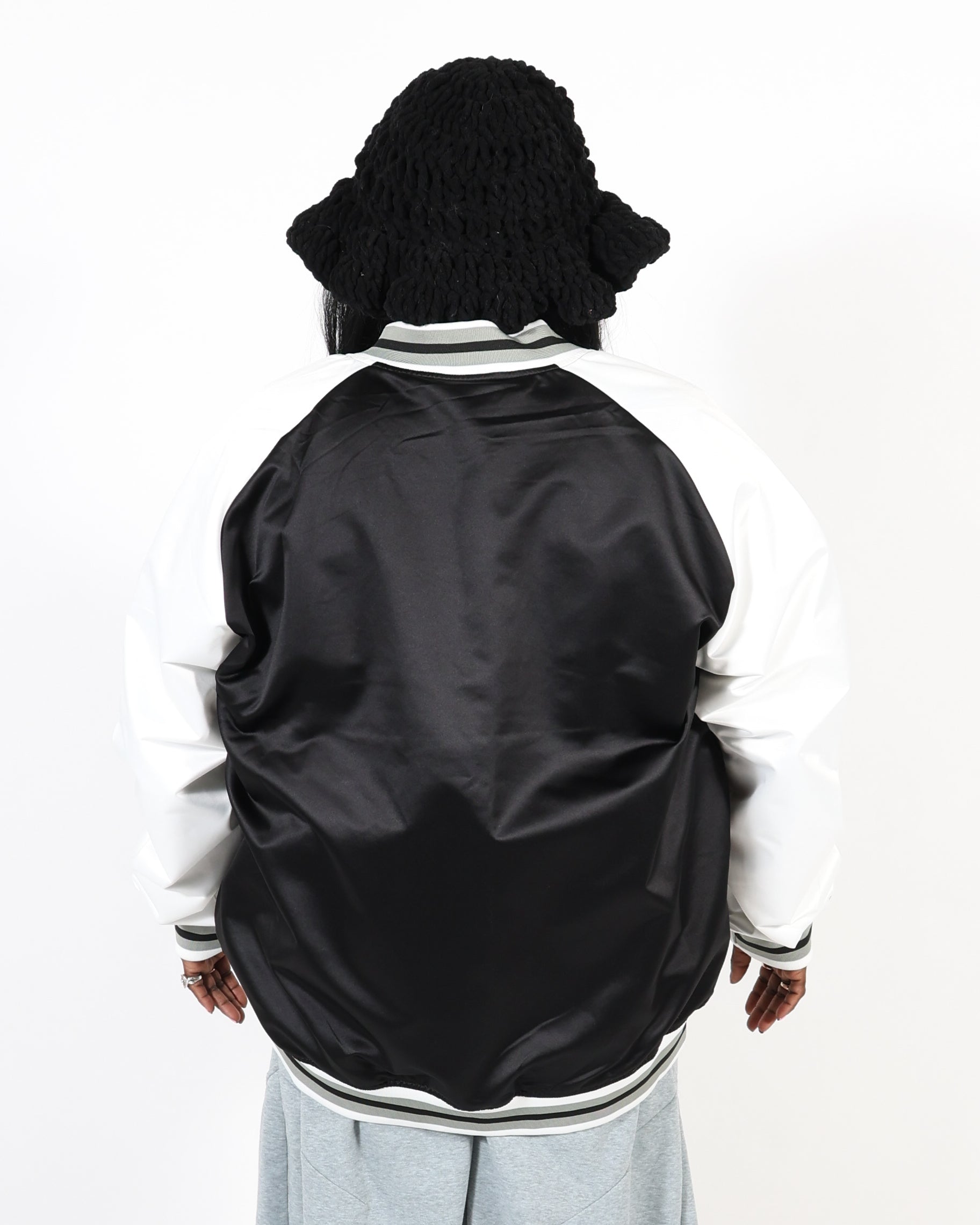 MITCHELL AND NESS X ROCK HALL - SATIN JACKET