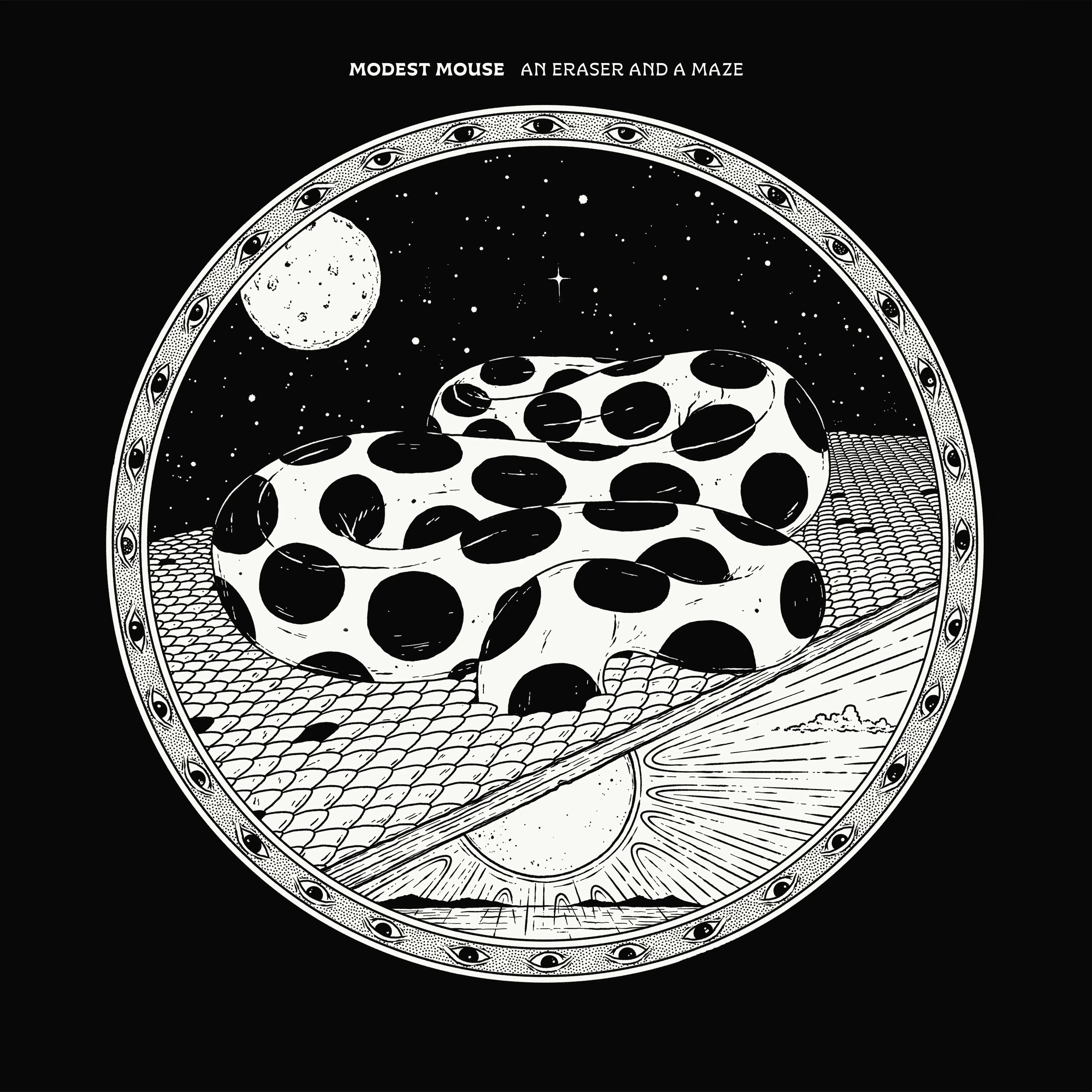 MODEST MOUSE - AN ERASER AND A MAZE - INDIE EXCLUSIVE - OCEAN FLOOR BLUE COLOR - 2-LP - VINYL LP
