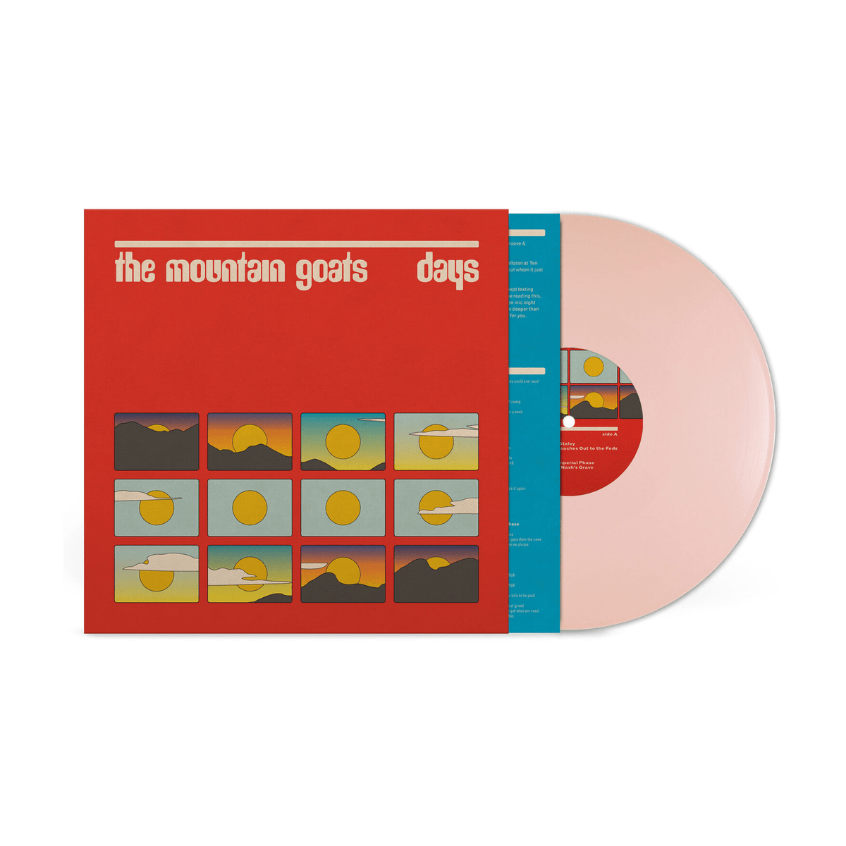 MOUNTAIN GOATS - DAYS - INDIE EXCLUSIVE - PINK COLOR - VINYL LP